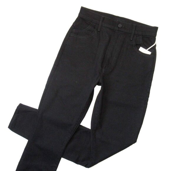 NWT Mother Stash Swooner in Lasting Impression Black Stretch Skinny Jeans 27 - Picture 2 of 9